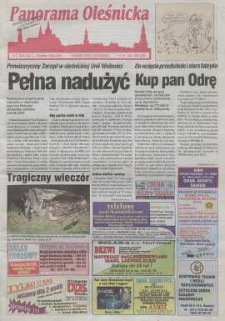 Panorama Oleśnicka: tygodnik Ziemi Oleśnickiej, 1999, nr 17 (409)