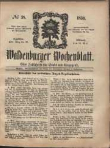 Waldenburger Wochenblatt, Jg. 5, 1859, nr 38
