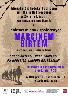 Spotkanie z Marcinem Birtem - plakat [Dokument życia społecznego]