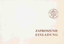 Łużyckie szkło z Wei&szlig;wasser = Lausitzer Glas aus Wei&szlig;wasser - zaproszenie [Dokument życia społecznego]