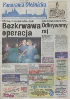 Panorama Oleśnicka: tygodnik Ziemi Oleśnickiej, 1999, nr 21 (413)