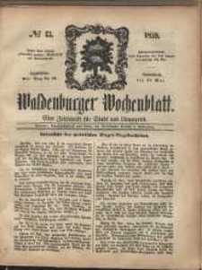 Waldenburger Wochenblatt, Jg. 5, 1859, nr 43