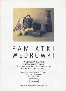 Pamiątki wędr&oacute;wki - katalog [Dokument życia społecznego]