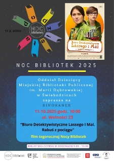 Noc Bibliotek - plakat [Dokument życia społecznego]