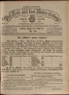 Der Bote aus dem Riesen-Gebirge : Zeitung f&uuml;r alle St&auml;nde, R. 104, 1916, nr 65