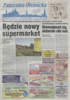 Panorama Oleśnicka: tygodnik Ziemi Oleśnickiej, 1999, nr 27 (419)