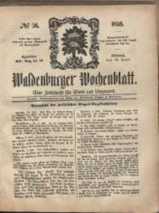 Waldenburger Wochenblatt, Jg. 5, 1859, nr 56