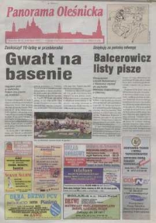 Panorama Oleśnicka: tygodnik Ziemi Oleśnickiej, 1999, nr 32 (424)