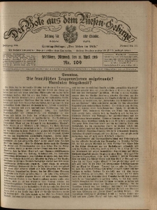 Der Bote aus dem Riesen-Gebirge : Zeitung f&uuml;r alle St&auml;nde, R. 104, 1916, nr 109