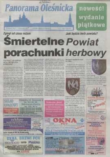 Panorama Oleśnicka: tygodnik Ziemi Oleśnickiej, 1999, nr 38 (430)