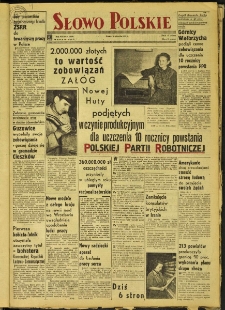 Słowo Polskie, 1952, nr 14 (1834)