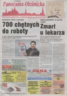 Panorama Oleśnicka: tygodnik Ziemi Oleśnickiej, 1999, nr 45 (437)