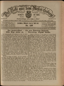 Der Bote aus dem Riesen-Gebirge : Zeitung f&uuml;r alle St&auml;nde, R. 104, 1916, nr 189