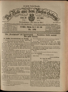 Der Bote aus dem Riesen-Gebirge : Zeitung f&uuml;r alle St&auml;nde, R. 104, 1916, nr 194