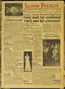 Słowo Polskie, 1952, nr 161 (1961) [162 (1962)]