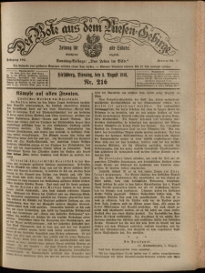 Der Bote aus dem Riesen-Gebirge : Zeitung f&uuml;r alle St&auml;nde, R. 104, 1916, nr 216