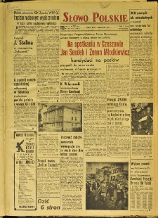 Słowo Polskie, 1952, nr 337 (2037) [237]