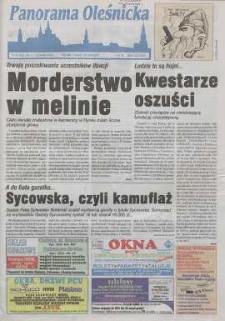 Panorama Oleśnicka: tygodnik Ziemi Oleśnickiej, 1999, nr 60 (452)
