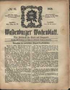 Waldenburger Wochenblatt, Jg. 5, 1859, nr 87