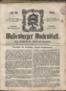 Waldenburger Wochenblatt, Jg. 4, 1858, nr 33