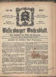 Waldenburger Wochenblatt, Jg. 4, 1858, nr 60