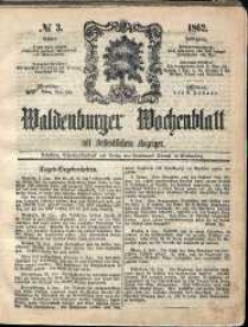 Waldenburger Wochenblatt, Jg. 8, 1862, nr 3