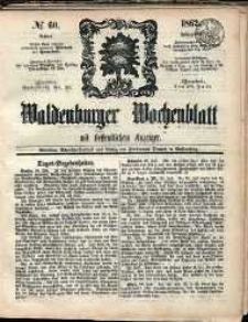 Waldenburger Wochenblatt, Jg. 8, 1862, nr 60
