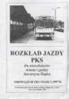 U Nas : miesięcznik jaworzyński, 1997, nr 35, dod. Rozkład jazdy PKS dla mieszkańców miasta i gminy Jaworzyna Śląska