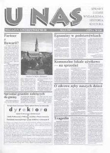 U Nas : miesięcznik jaworzyński, 1997, nr 38