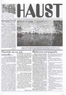 U Nas : miesięcznik jaworzyński, 1997, Haust : jednodniówka dni Goethego 18-21 czerwca