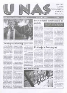 U Nas : miesięcznik jaworzyński, 1999, nr 62