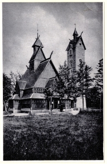 Riesengebirge, Brückenberg Kirche Wang [Dokument ikonograficzny]