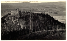 Kynast, vom Herdberg aus gesehen, mit Stauweiher [Dokument ikonograficzny]