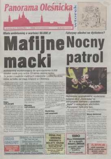 Panorama Oleśnicka: tygodnik Ziemi Oleśnickiej, 2000, nr 15 (474)