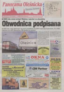 Panorama Oleśnicka: tygodnik Ziemi Oleśnickiej, 2000, nr 25 (484)
