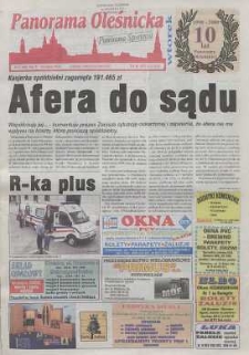 Panorama Oleśnicka: tygodnik Ziemi Oleśnickiej, 2000, nr 27 (486)