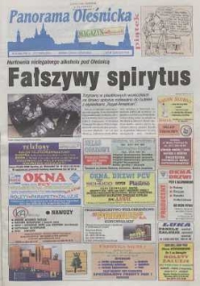Panorama Oleśnicka: tygodnik Ziemi Oleśnickiej, 2000, nr 30 (489)