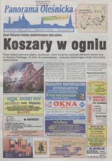 Panorama Oleśnicka: tygodnik Ziemi Oleśnickiej, 2000, nr 34 (493)