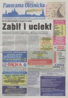 Panorama Oleśnicka: tygodnik Ziemi Oleśnickiej, 2000, nr 40 (499)