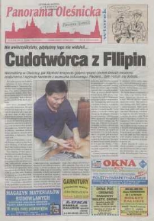 Panorama Oleśnicka: tygodnik Ziemi Oleśnickiej, 2000, nr 43 (502)