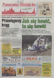 Panorama Oleśnicka: tygodnik Ziemi Oleśnickiej, 2000, nr 59 (518)