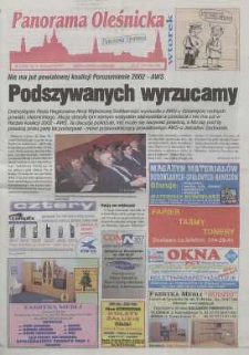 Panorama Oleśnicka: tygodnik Ziemi Oleśnickiej, 2000, nr 77 (536)