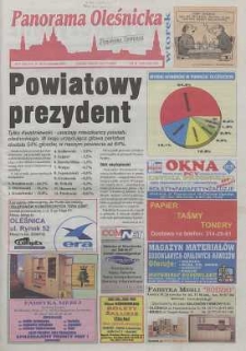 Panorama Oleśnicka: tygodnik Ziemi Oleśnickiej, 2000, nr 81 (540)