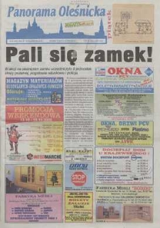 Panorama Oleśnicka: tygodnik Ziemi Oleśnickiej, 2000, nr 82 (541)