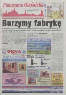 Panorama Oleśnicka: tygodnik Ziemi Oleśnickiej, 2000, nr 87 (546)