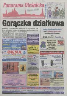 Panorama Oleśnicka: tygodnik Ziemi Oleśnickiej, 2000, nr 101 (560)