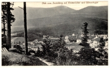 Blick vom Heidelberg auf Krummhübel und Schneekoppe [Dokument ikonograficzny]