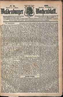 Waldenburger Wochenblatt, Jg. 32, 1886, nr 10
