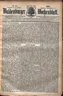 Waldenburger Wochenblatt, Jg. 32, 1886, nr 17