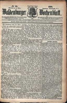 Waldenburger Wochenblatt, Jg. 32, 1886, nr 20